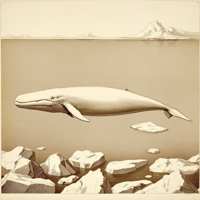 Planche naturaliste illustrant Ningen, dessinée d'après les descriptions de témoins