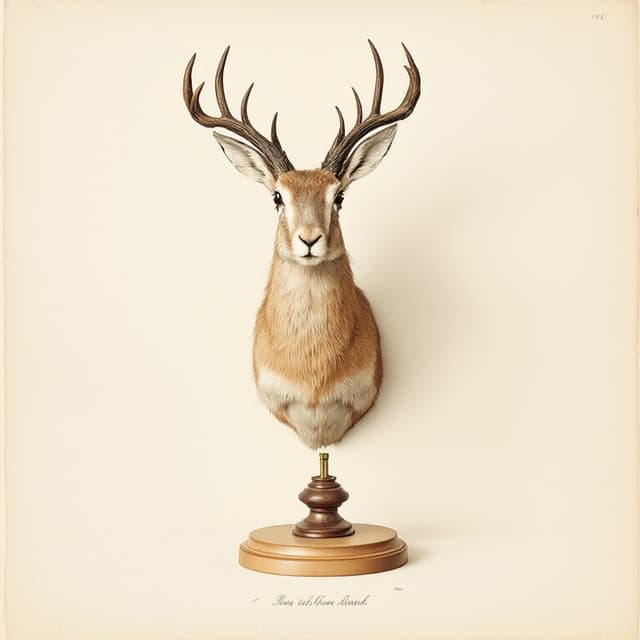 Naturalist plate illustrating Wolpertinger, drawn from witness descriptions
